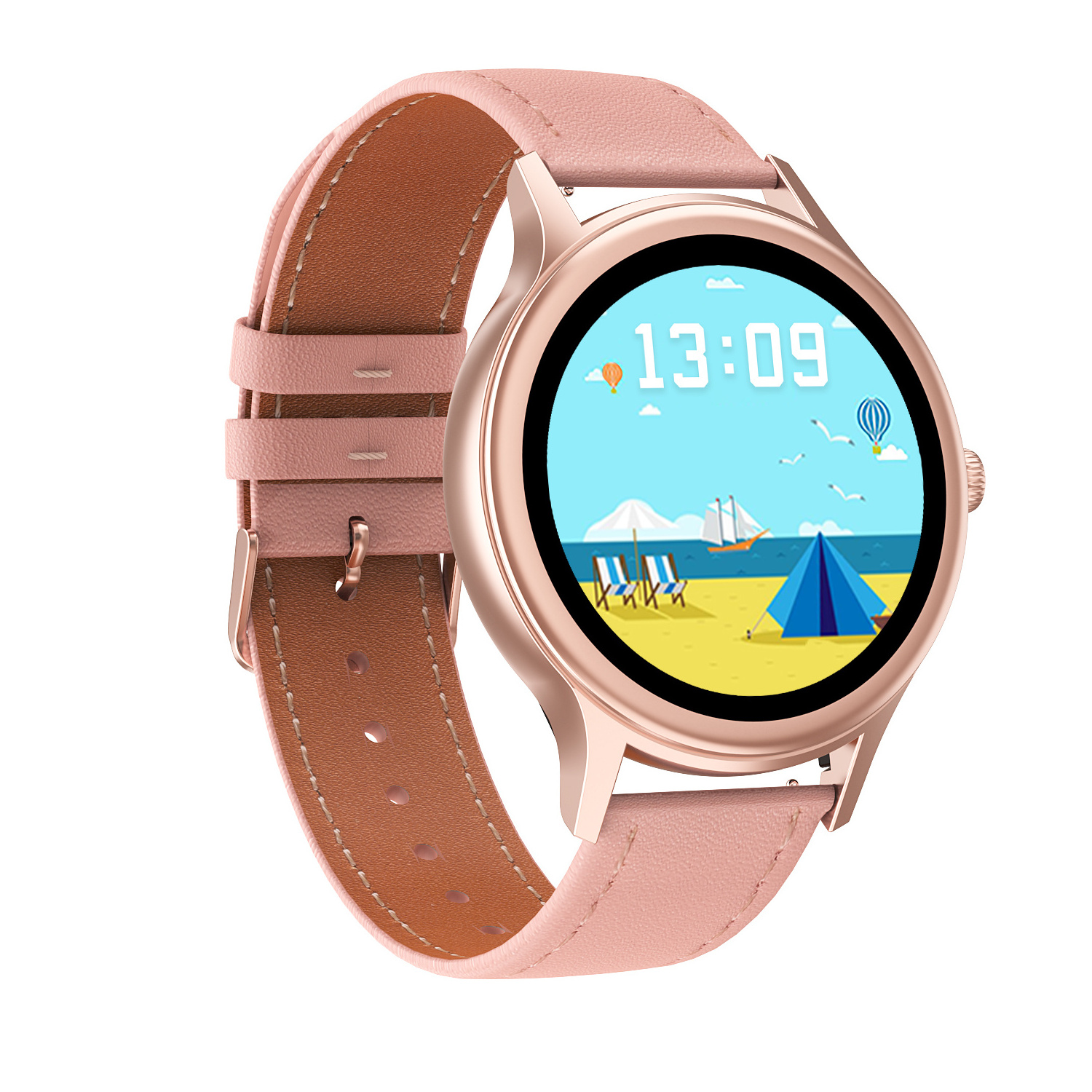 DTNO.1 DT66 SmartWatch 1.09inch 180mAh Smart Watch  IP67 waterproof heart rate oxygen pressure WearFit 2.0 beautiful smartwatch