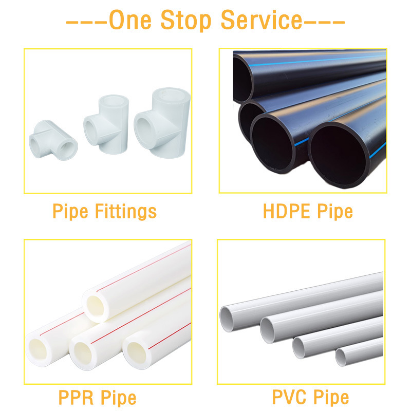 High Quality Control 3 Inch 6 Inch 100Mm 150Mm  Pvc Water Pipe Prices Irrigation Air Conditioner Pvc Pipe