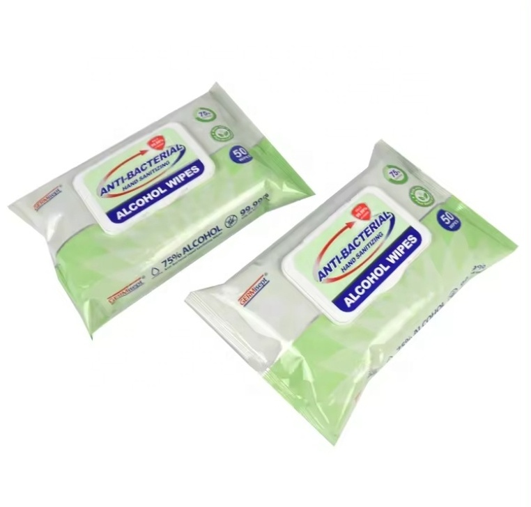 Portable Multi-Purpose Small Pack Anti Bacterial Pouch Pocket Hand Gym Sweat Wipes