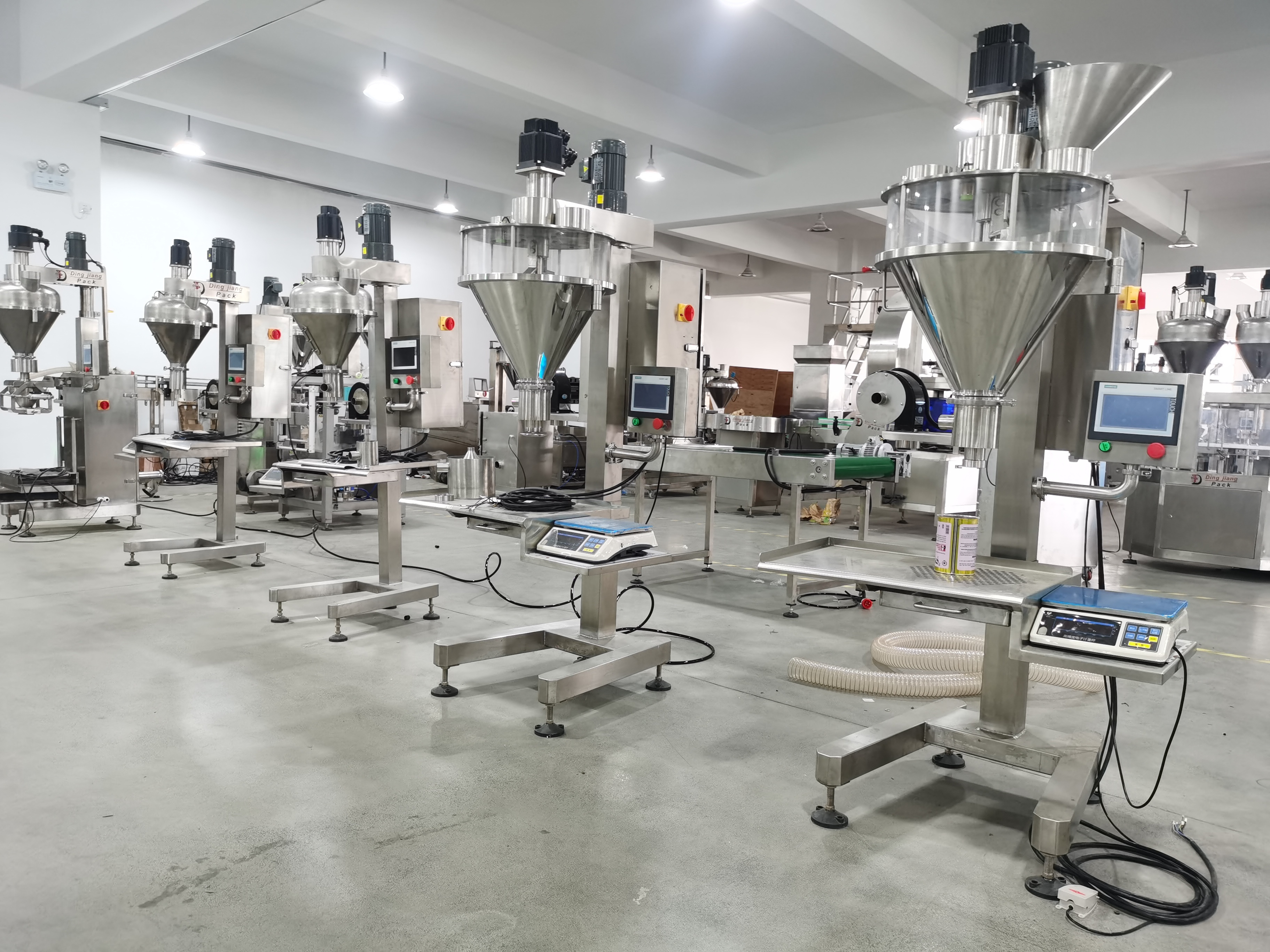 Semi Automatic Auger Filler Coffee Chili Small Protein Dry Milk Spice Powder Filling Machine