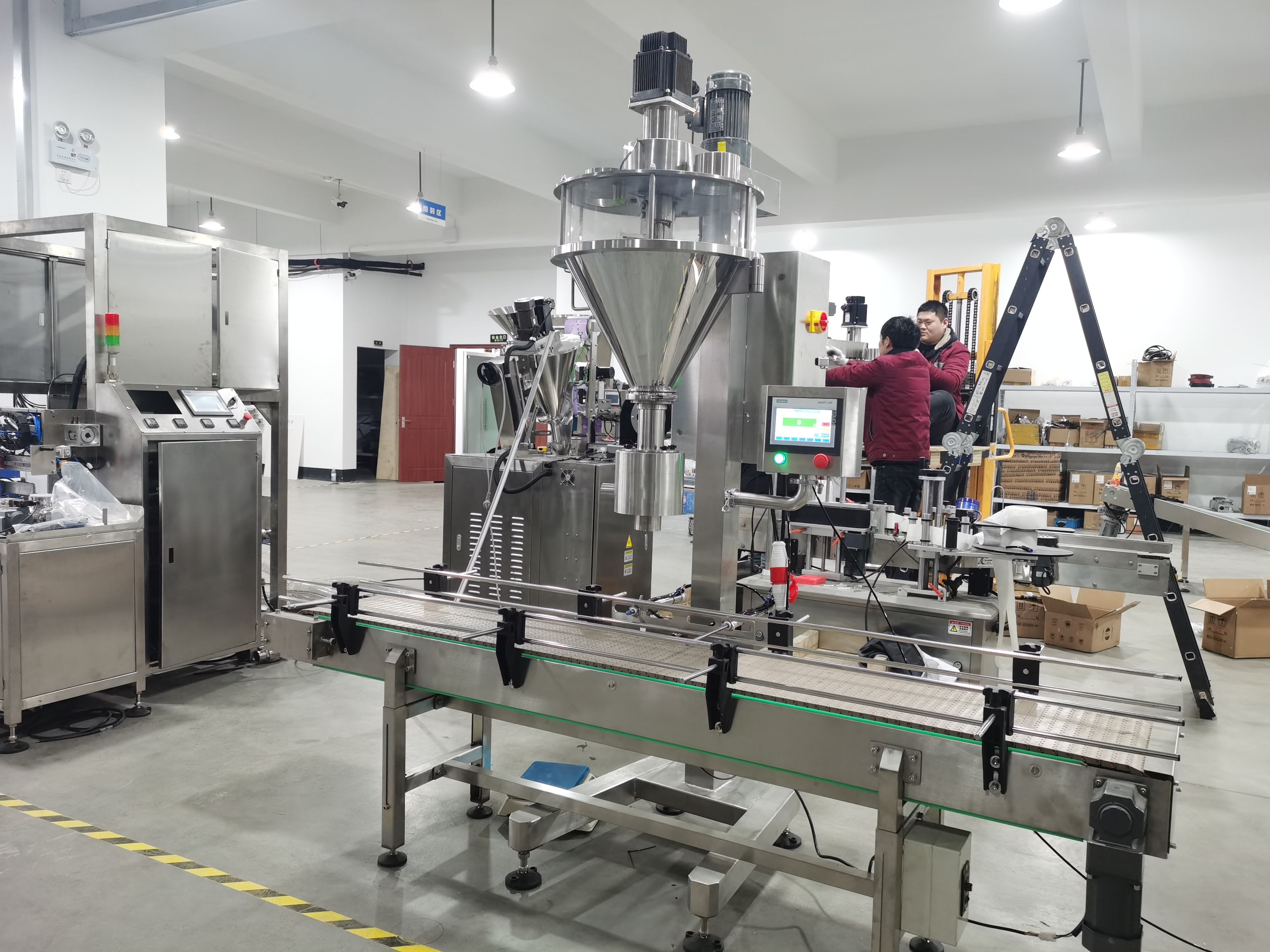 Automatic Spice Powder Packaging Filling Machine Cans Bottling Filler Spices Packing Machine