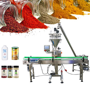 Automatic Spice Powder Packaging Filling Machine Cans Bottling Filler Spices Packing Machine