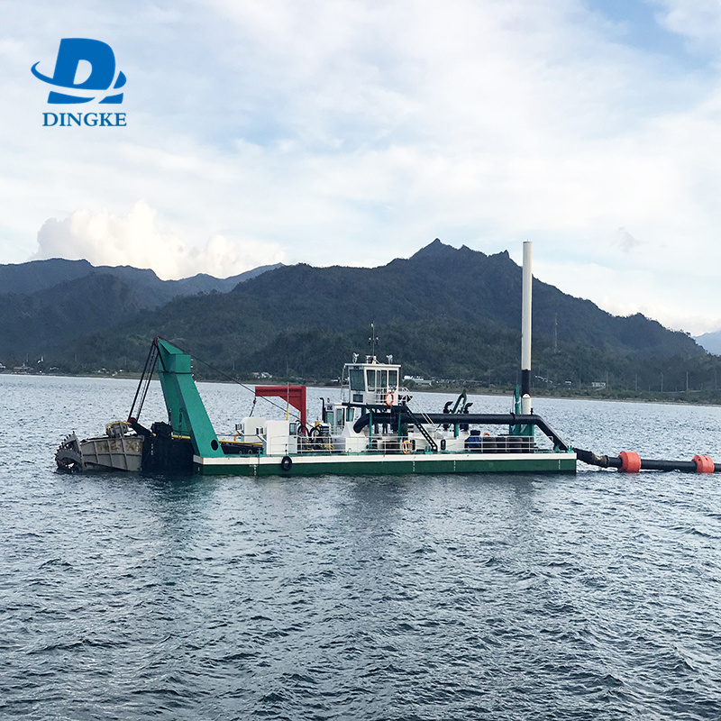 DINGKE Customized  CSD dredge small lake dredger lake dredging equipment for sale