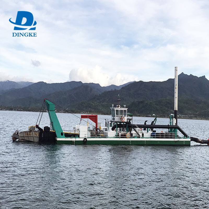 DINGKE Customized  CSD dredge small lake dredger lake dredging equipment for sale