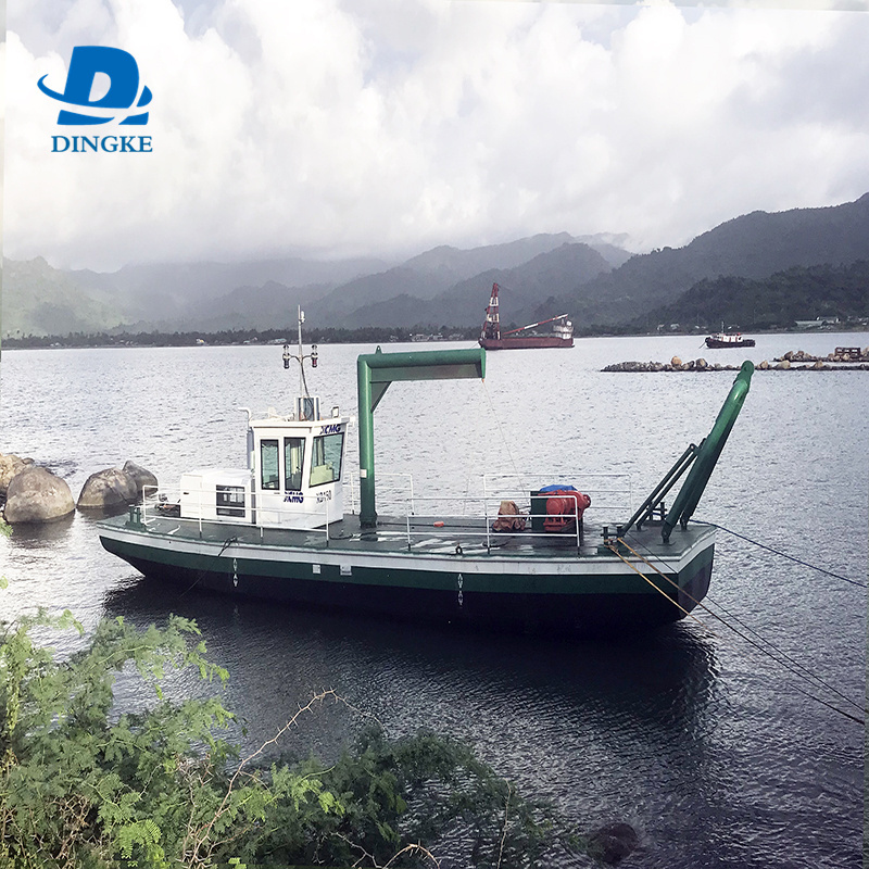 DINGKE Customized  CSD dredge small lake dredger lake dredging equipment for sale