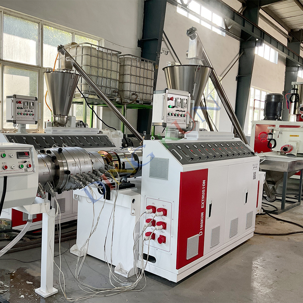 Plastic PVC Pipe Extruder Line Making Machine PVC Pipes Extrusion Machine Production Line 63 160mm