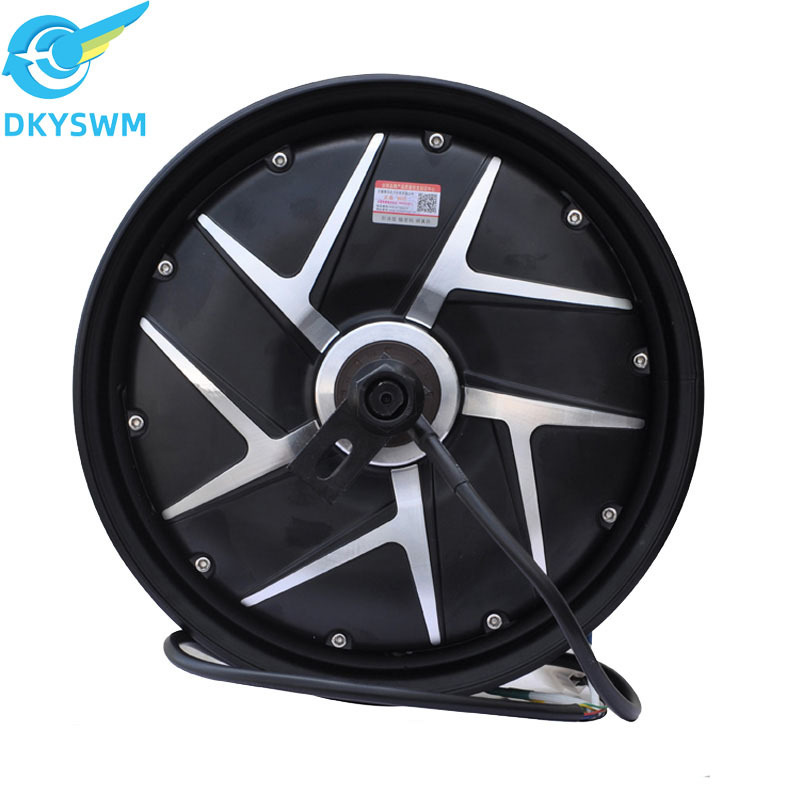 Electric motorcycle electric car brushless dc motor 10in wheel motor 1.2kw60v72v96v waterproof wheel motor