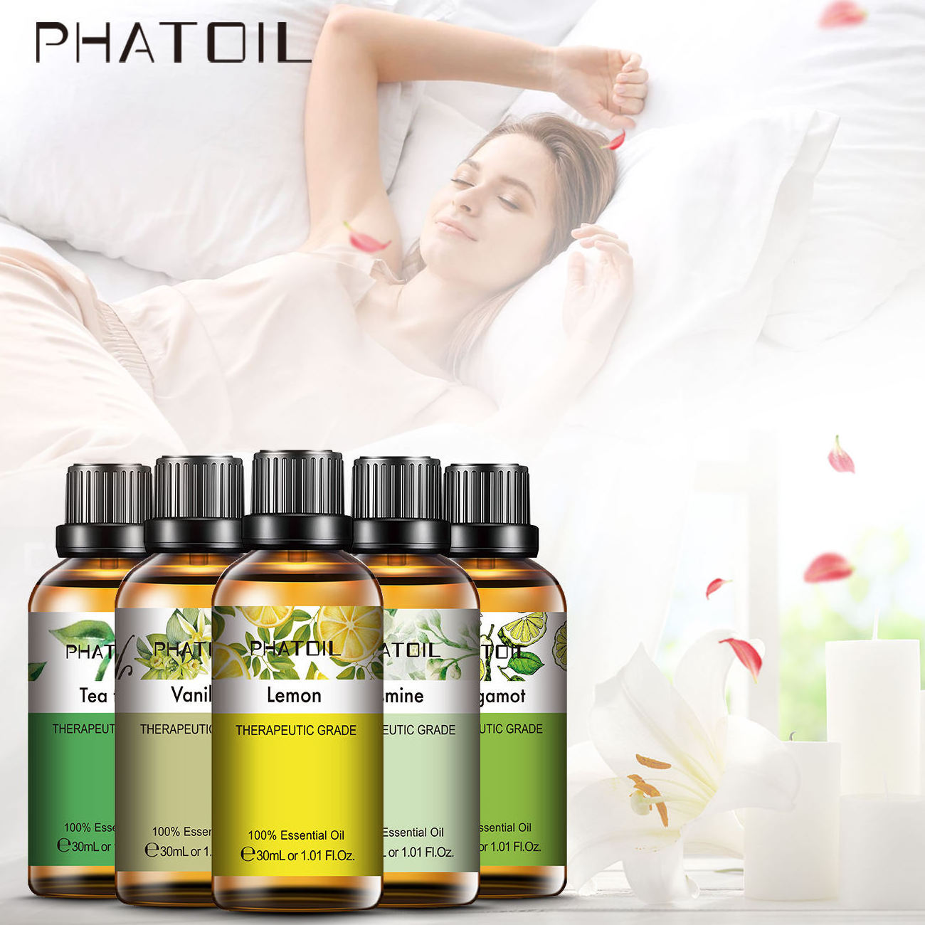 100ml phatoil Pure Natural Soap Fragrance Rose Oil Rose Essential Oil Bulk For Skin Care