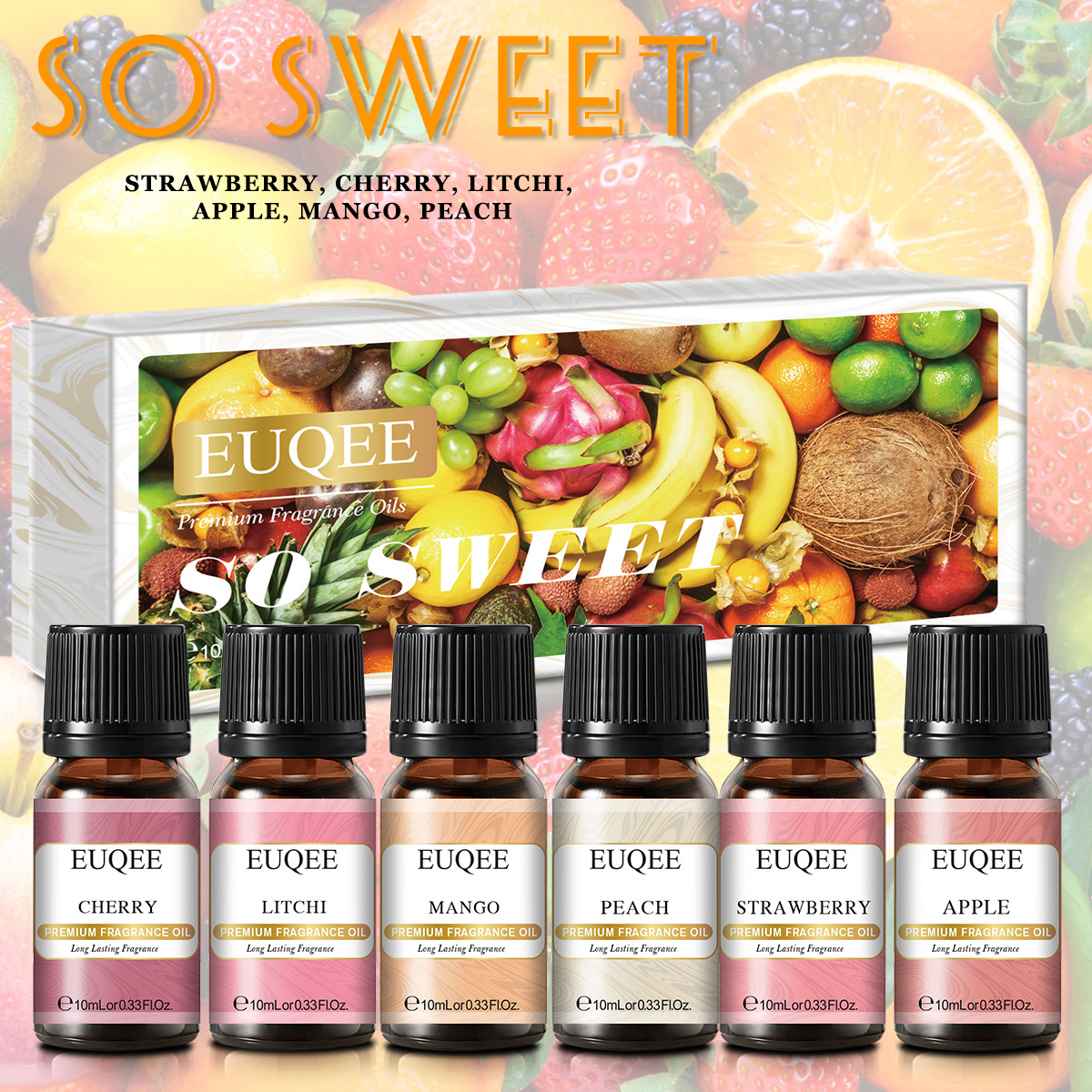 Private Label Gift Set 100% Nature Aromatherapy Aroma 10ml Christmas Perfume Fragrance Oil Lasting Fragrance Oil