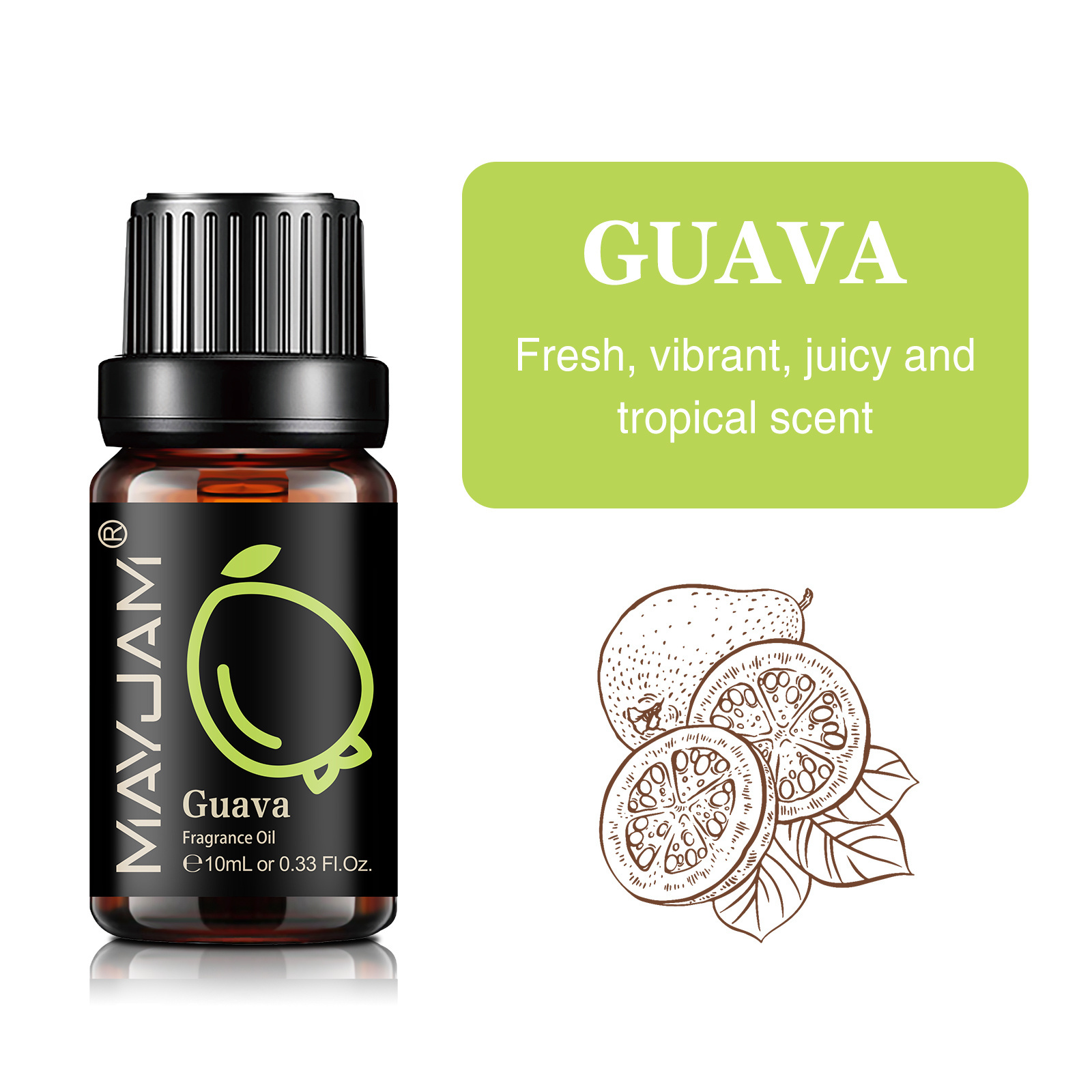 10ML Guava Fragrance Oil Wholesale MAYJAM Fruit Oil For Candle Making Aroma Diffuser