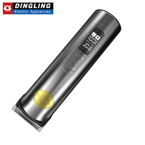 Dingling LED Display 5 Different Cutting Speed hair clipper online lighter barberhair clippers