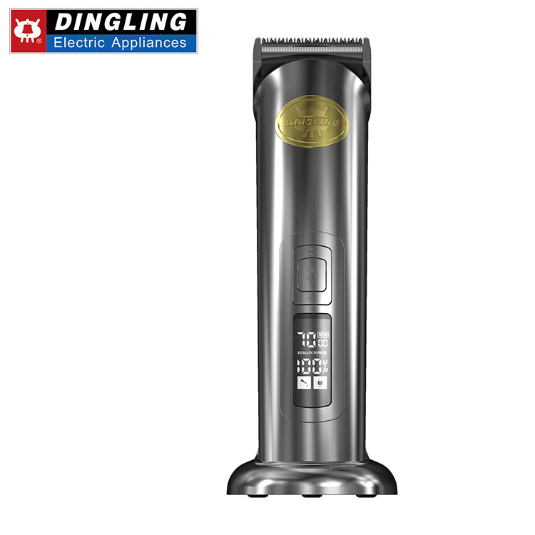 Dingling LED Display 5 Different Cutting Speed hair clipper online lighter barberhair clippers