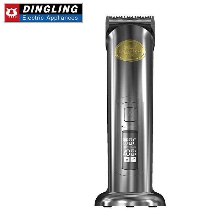 Dingling LED Display 5 Different Cutting Speed hair clipper online lighter barberhair clippers