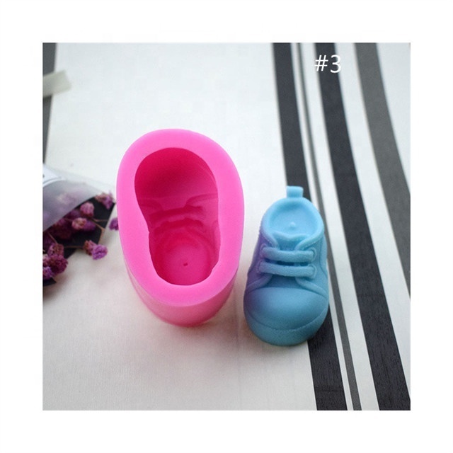 Coconut shoe shape Epoxy Silicone mold Fondant Cake Decorating Tools Baking Moulds Jelly mousse cake chocolate candle mold