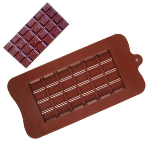 Various New Silicone 12 Cavity Decomposition Chocolate Mold Food Grade Non-Stick Silicone Protein and Energy Bar Candy Molds