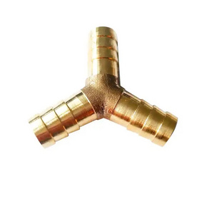 Brass 3 Way Y Type Hose Barb Fitting/Connector/joinerAir Fluid Fuel Gas Liquid Water