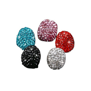 4PCS/ Pack Handmade Crystal Rhinestone Universal Tire Valve Caps Attractive Dustproof Luxury  Bling Valve Stem Caps