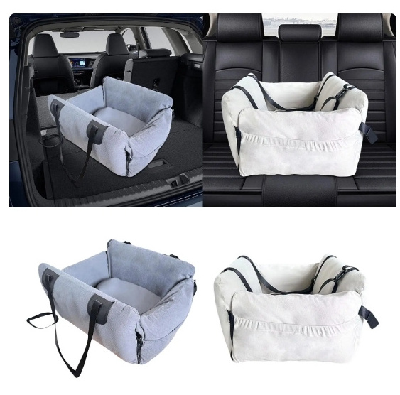 Dogs Seat Puppy Handbag Animal Carrier Puppy Car Seat Fittings Dog Travel Seat Car Console for Small Dogs Small Pets