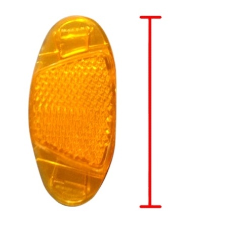 2pcs Professional Safety Reflective Strips Front Rear Easy Install Wheel Warning Lights Night Waterproof Bicycle Spoke Reflector