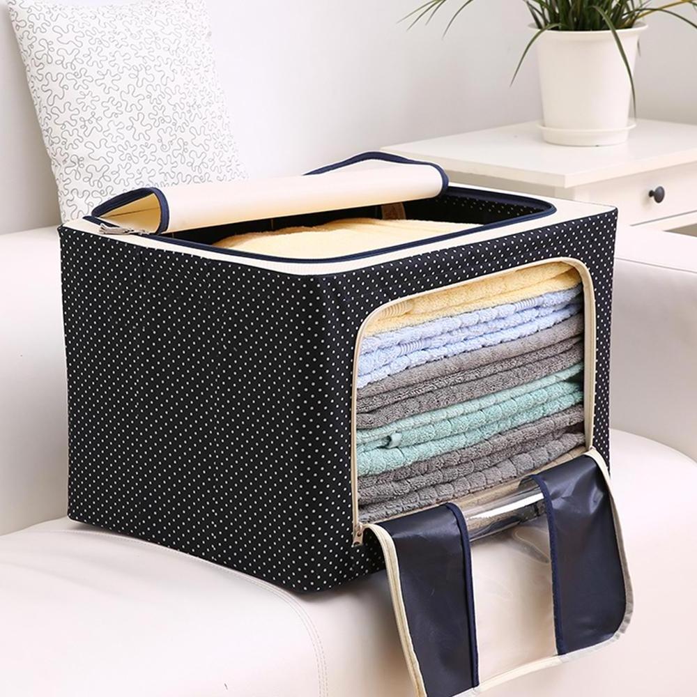 Custom Foldable Blankets Clothes Closet Organizer Oxford Storage Bag//