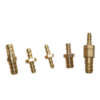 Hose Barb Bulkhead Brass Barbed Tube Pipe Fitting Coupler Connector Adapter For Fuel Gas Water Copper