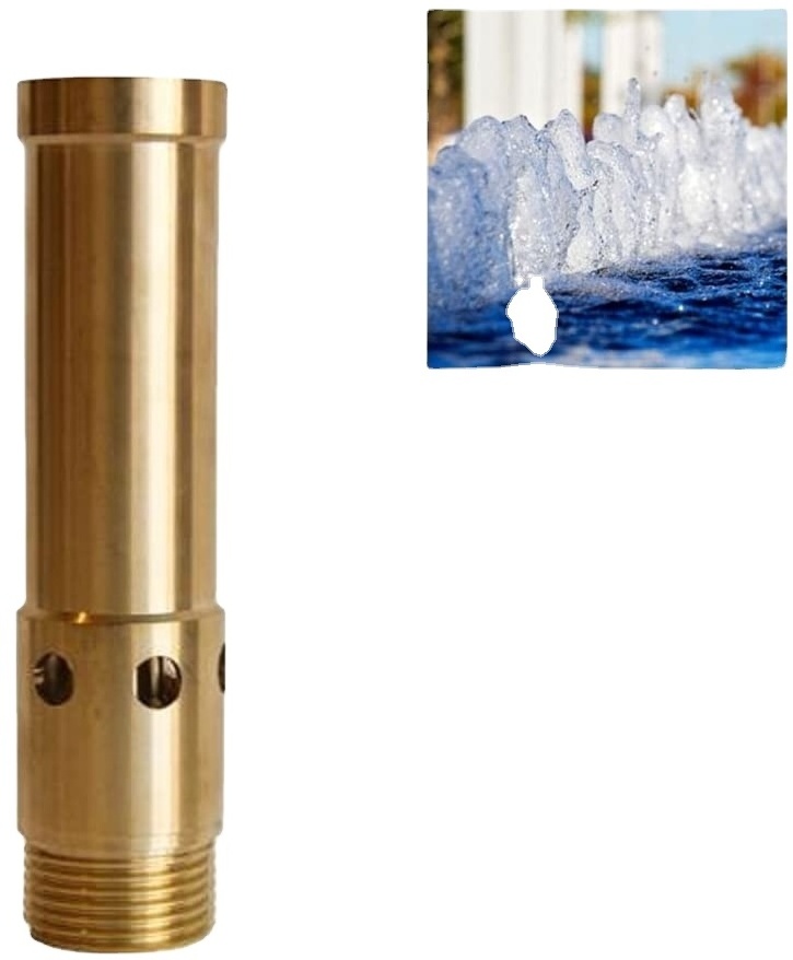 Brass Bubbling Foam Water Fountain Nozzle Spray Pond Sprinkler - for Garden Pond, Amusement Park, Museum