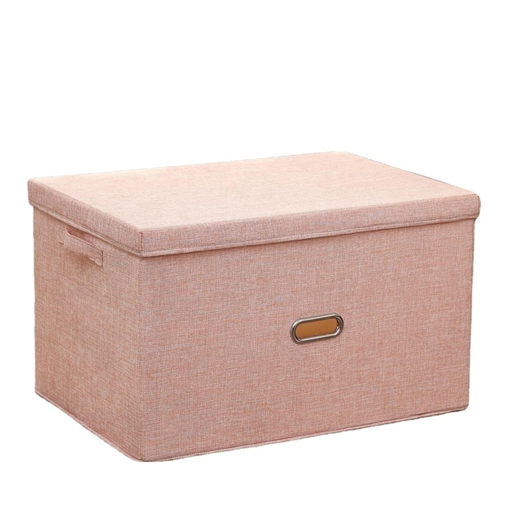 Household Items Foldable Storage Box Organizer, Fabric Storage Boxes Organizer Kids Folding Storage Box