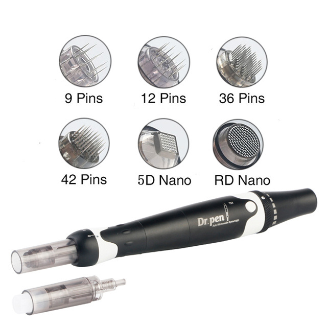 Micro needling dr pen m8 cartridges derma pen microneedling nano needles X5 cartridges X5 Needles