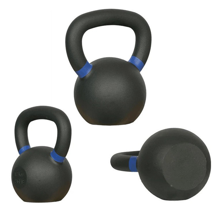 Wholesale Fitness Powder Coated Kettlebell Handle Cast Iron Kettlebell Competition