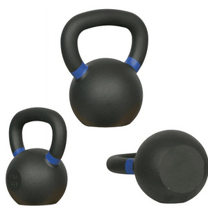 Wholesale Fitness Powder Coated Kettlebell Handle Cast Iron Kettlebell Competition