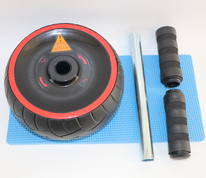 Custom Logo Wheel Roller for Abdominal Training with Dual Stable Wheels and Automatic Bounc roller wheels