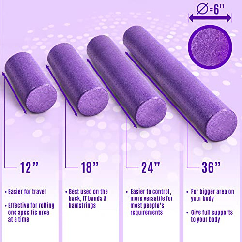 Wholesale High Density Eva Epp Yoga Massage Foam Roller Water Bottle Set Foam Rollers Massager For Exercise