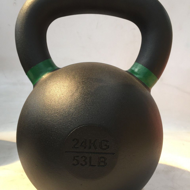 Wholesale Fitness Powder Coated Kettlebell Handle Cast Iron Kettlebell Competition