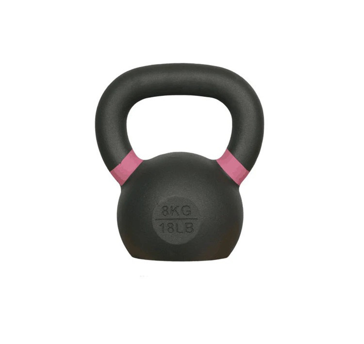 Wholesale Fitness Powder Coated Kettlebell Handle Cast Iron Kettlebell Competition