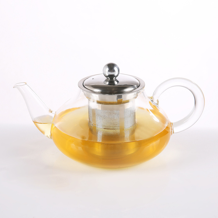 Tea Kettle Infuser Stovetop Gift Set OEM glass teapot Stovetop Microwave Safe 2-in-1 Tea Kettle and Tea Maker