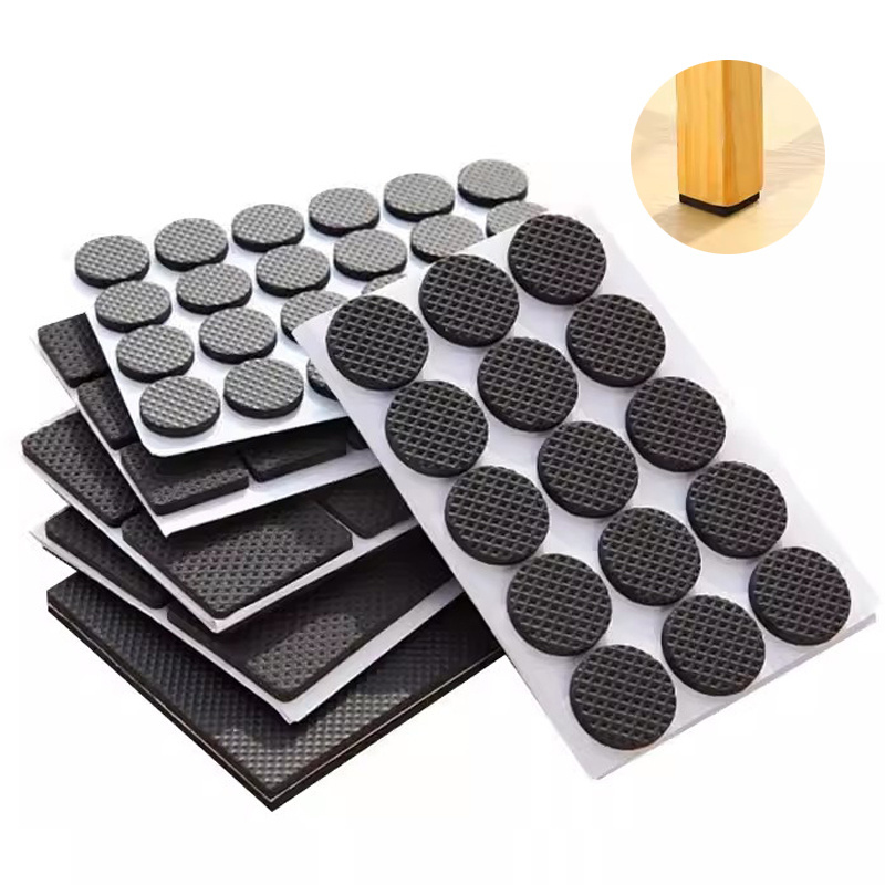 Single Sided EVA Foam Tape Strong Pad Self-Adhesive Tape Super-Sticky Feet- Anti Scratches Furniture Pads for Hardwood Floors