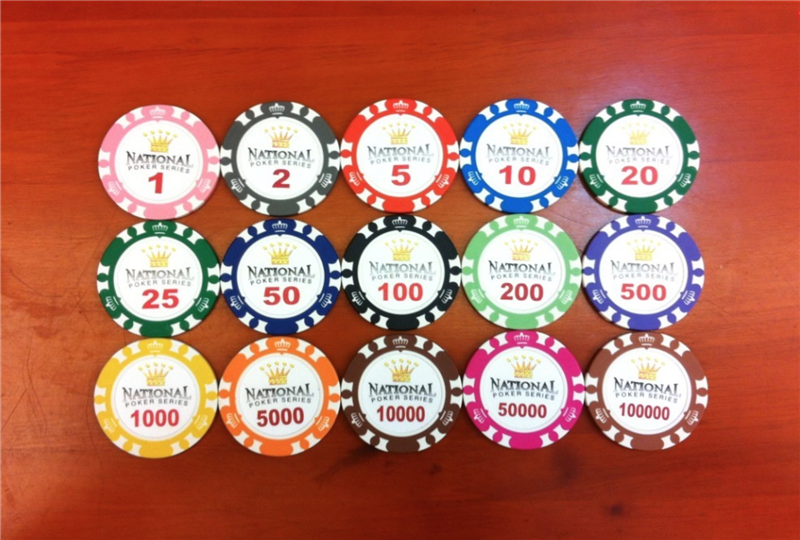 Customizable , Ultimate Cash Game Chips, High quality Ceramic Chips