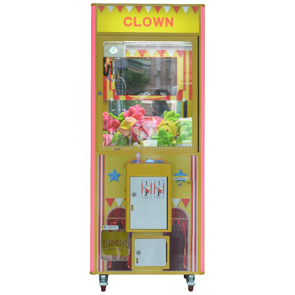 Factory price 2017 wonder coin operated games toys gift vending arcade claw crane machine