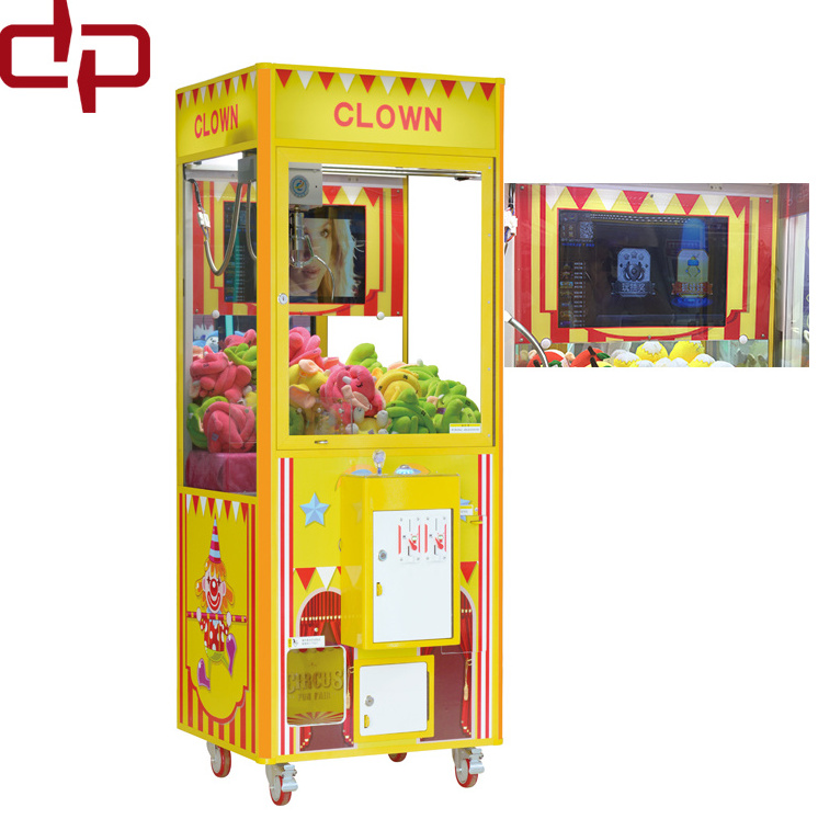 Coin operated crane claw machine with led screen for sale /claw machine kit/crane claw machine