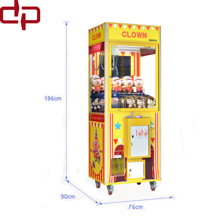 Coin operated crane claw machine with led screen for sale /claw machine kit/crane claw machine