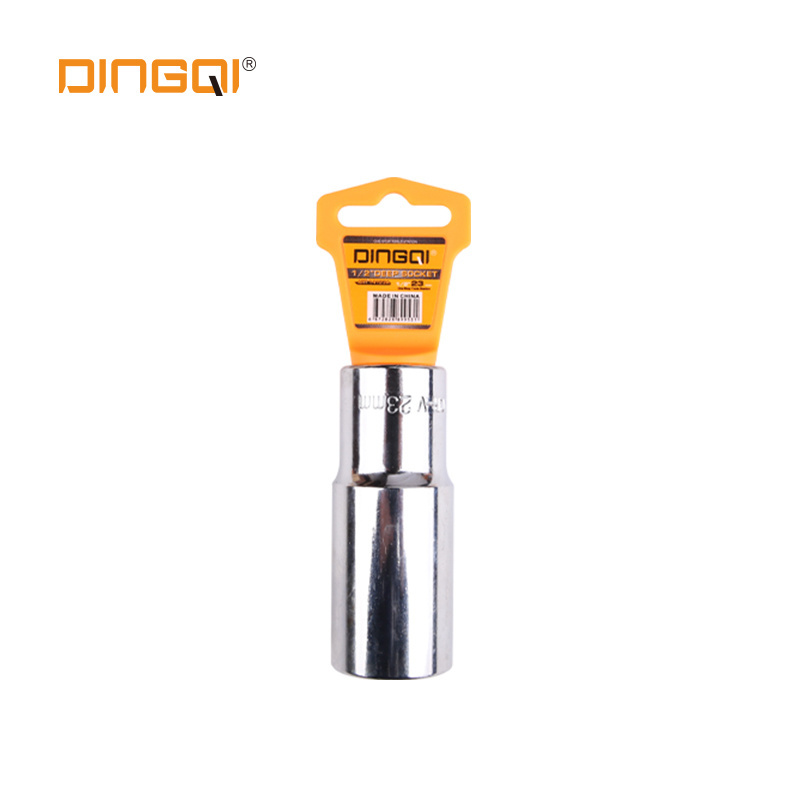 DINGQI High Quality 10mm-24mm Deep Impact Socket Crv Hexagon Deep Socket