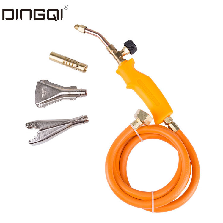 DingQi  Flame Gun Butane Welding Torch Lowes Kitchen Torch Lighters BBQ Portable Flamethrower