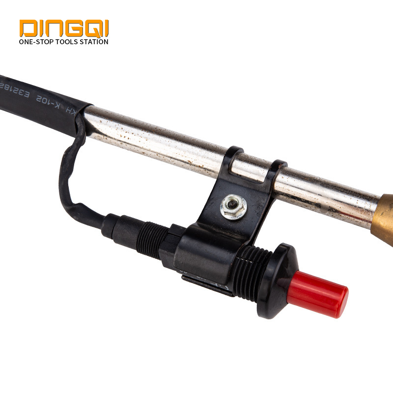 DingQi Portable Camping Welding Gas Torch Flame Gun Flamethrower Butane Burner Wind Proof