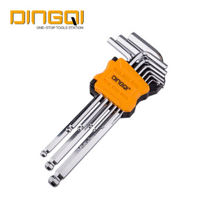 DingQi 9pcs Hex Allen Key Wrench,T Handle Hex Wrench Tool,Flag Handle Allen Hex Wrench