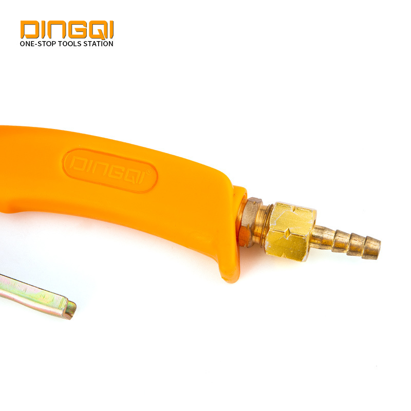 DingQi Portable Camping Welding Gas Torch Flame Gun Flamethrower Butane Burner Wind Proof