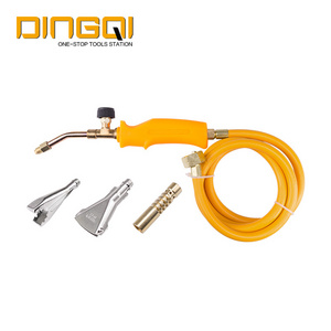 DingQi  Flame Gun Butane Welding Torch Lowes Kitchen Torch Lighters BBQ Portable Flamethrower