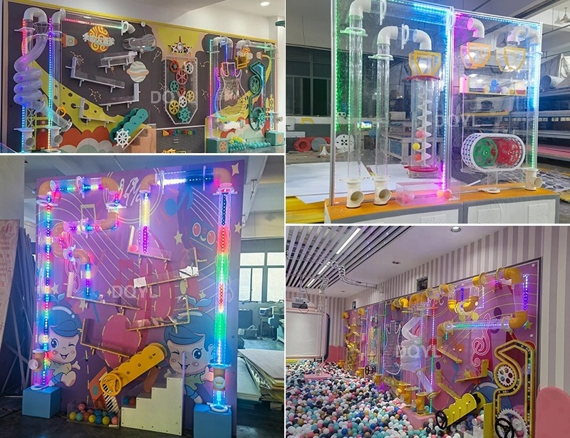 Interactive Ball Walls Exhibit for Indoor Playground for Shopping Malls Kindergarten Use Play playground equipment