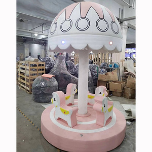 custom design  carousel merry go indoor kindergarten playground soft play kids equipment kid soft play