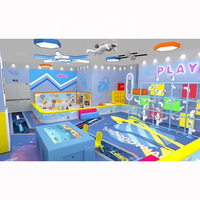 Educational Wall Mounted Interactive Wall Games Play Systems for Kids Club and Early Learning Center soft play equipment