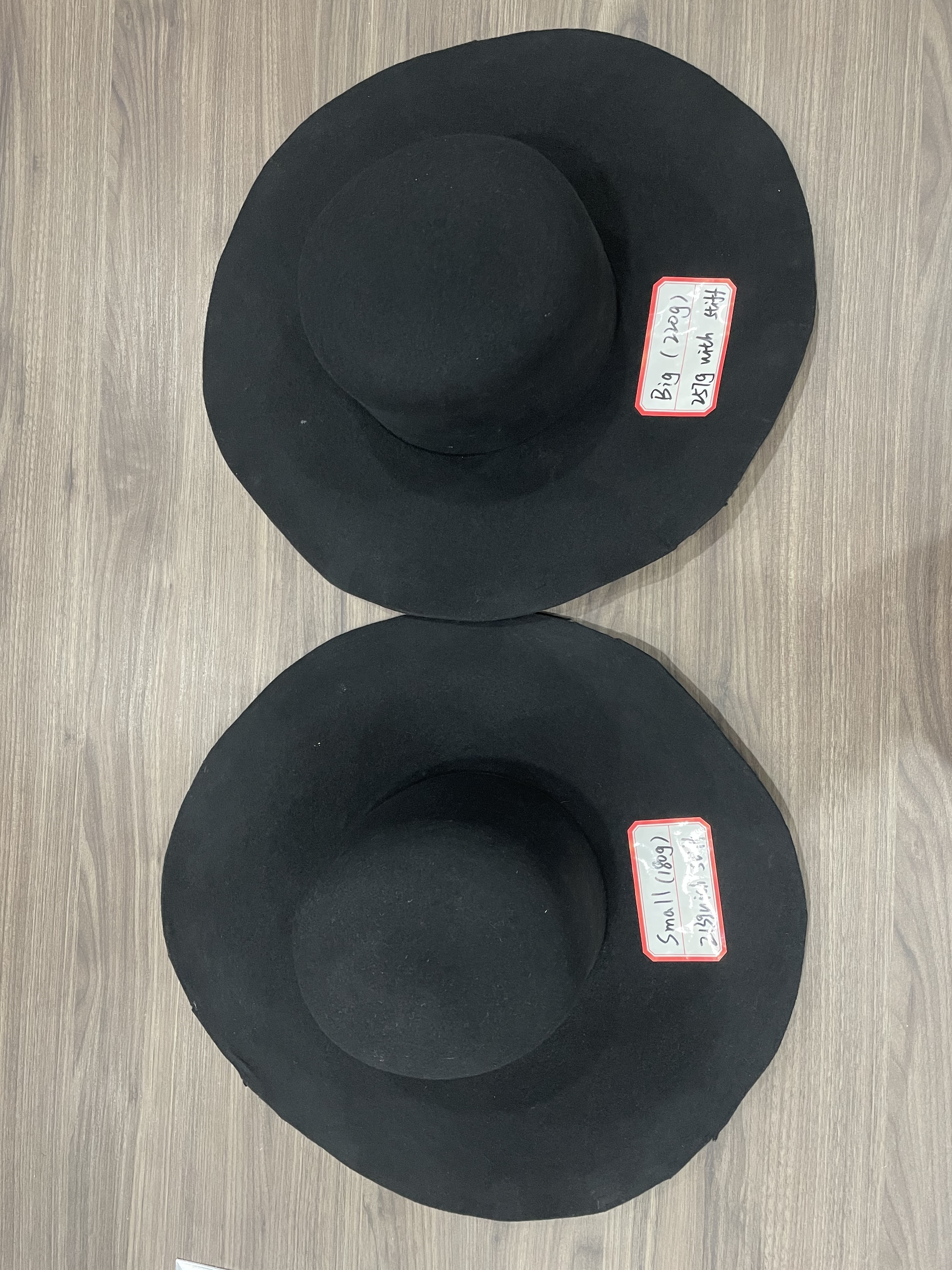 100% Australian wool fiber wool wide brim capeline hat body semi-hat for make wool felt hats